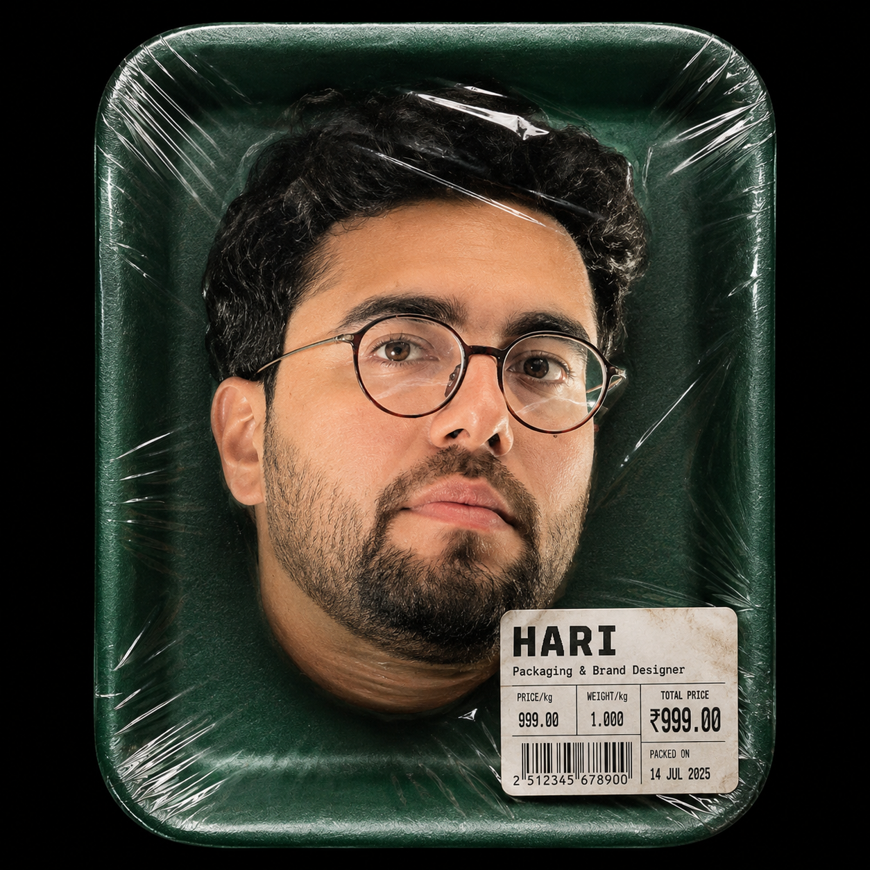 Hari Talwar, packaged like a product